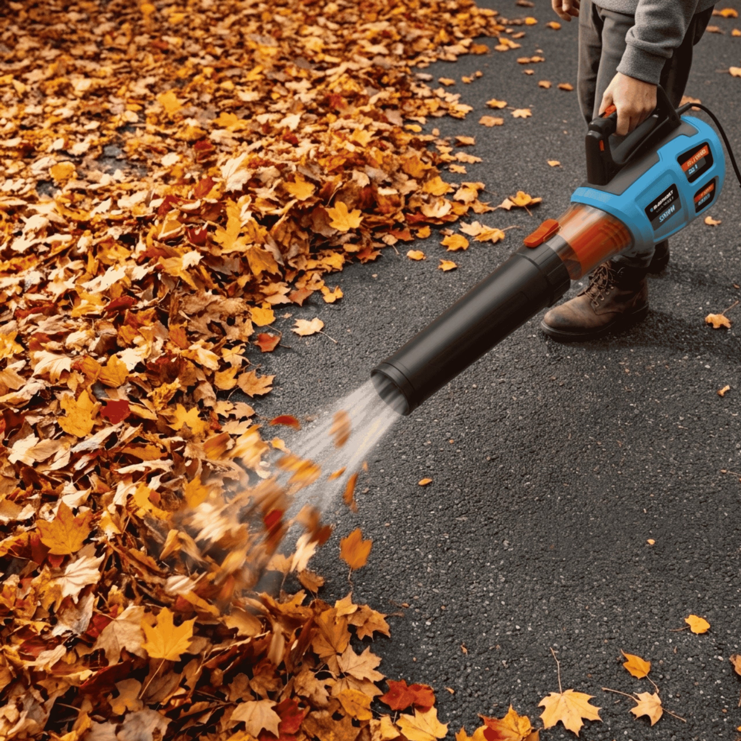 Electric Leaf Blower 3500W 350 km/h Blaupunkt Network Strong Lightweight Power supply electrical
