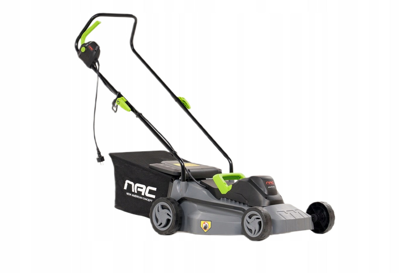 Electric MOWER NAC 40cm 1800W LARGE basket LIGHTWEIGHT 2in1 Central adjustment