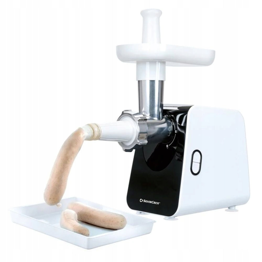 Electric Meat Grinder SilverCrest SFW 300 white 300W Grinding efficiency 1 kg/min