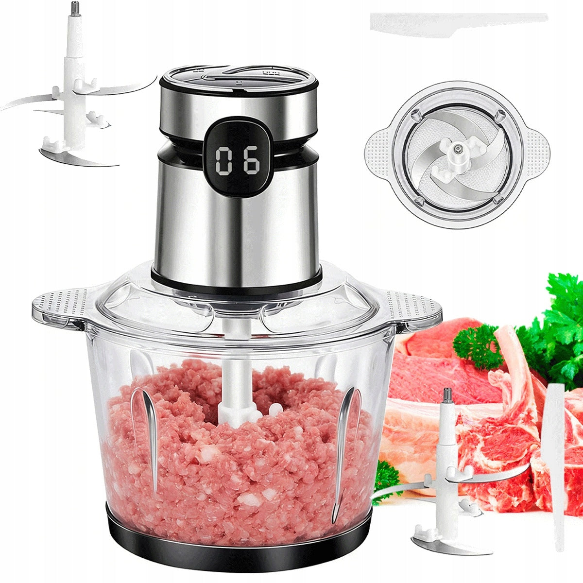Electric Meat Machine Kitchen Shredder Multifunctional Efficient