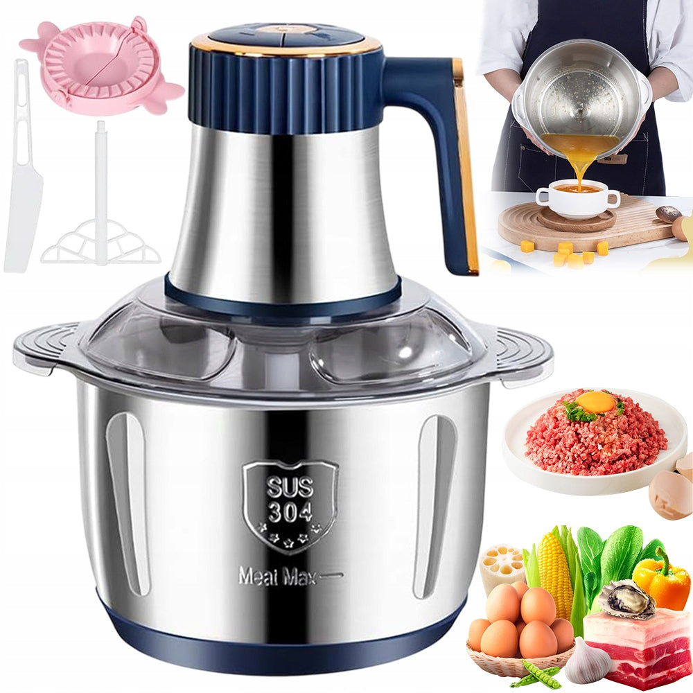Electric Meat and Vegetable Grinder 500W Fast Slicing