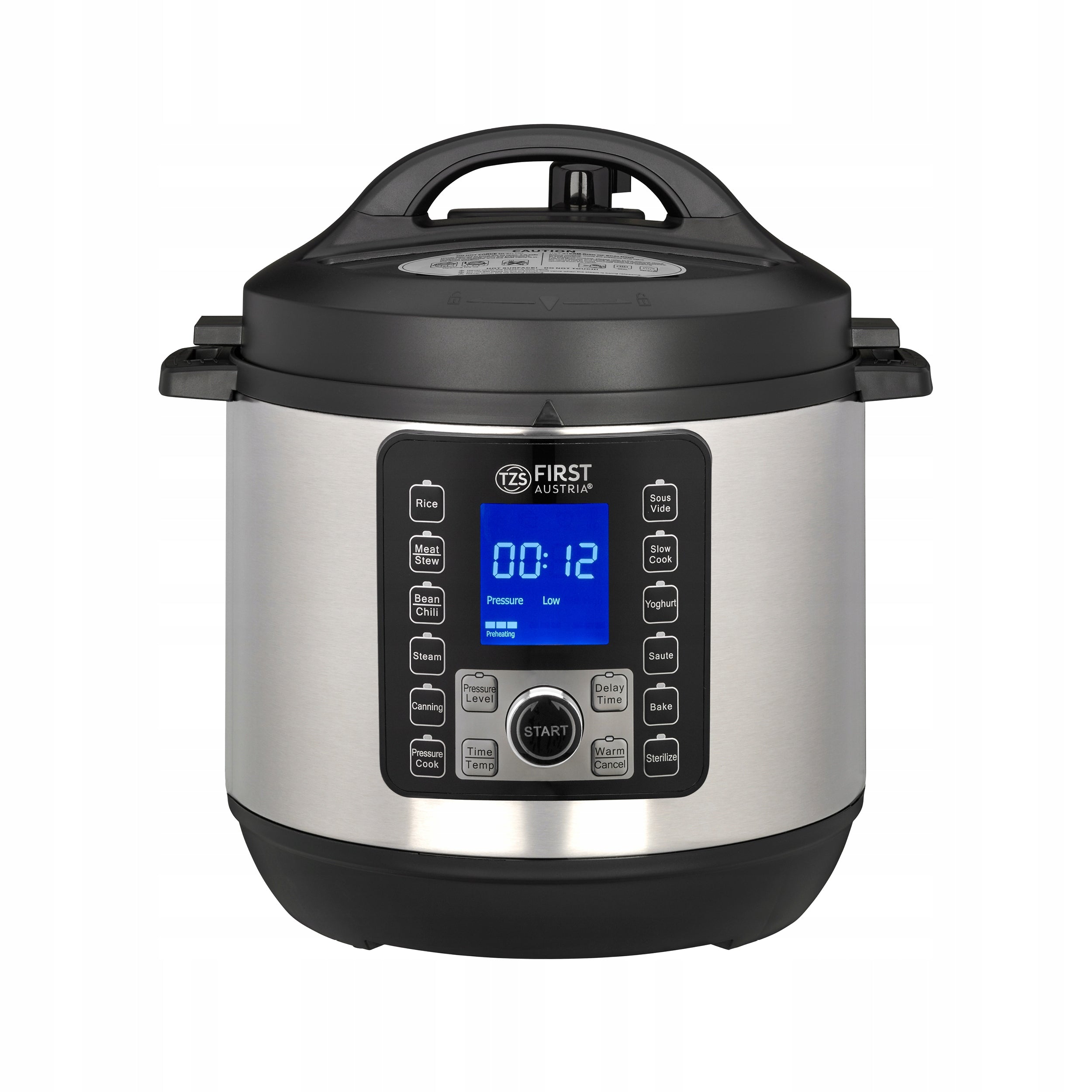 Electric Multicooker TZS First Austria FA-5130-2-SI Pressure Cooker 6L 1000W