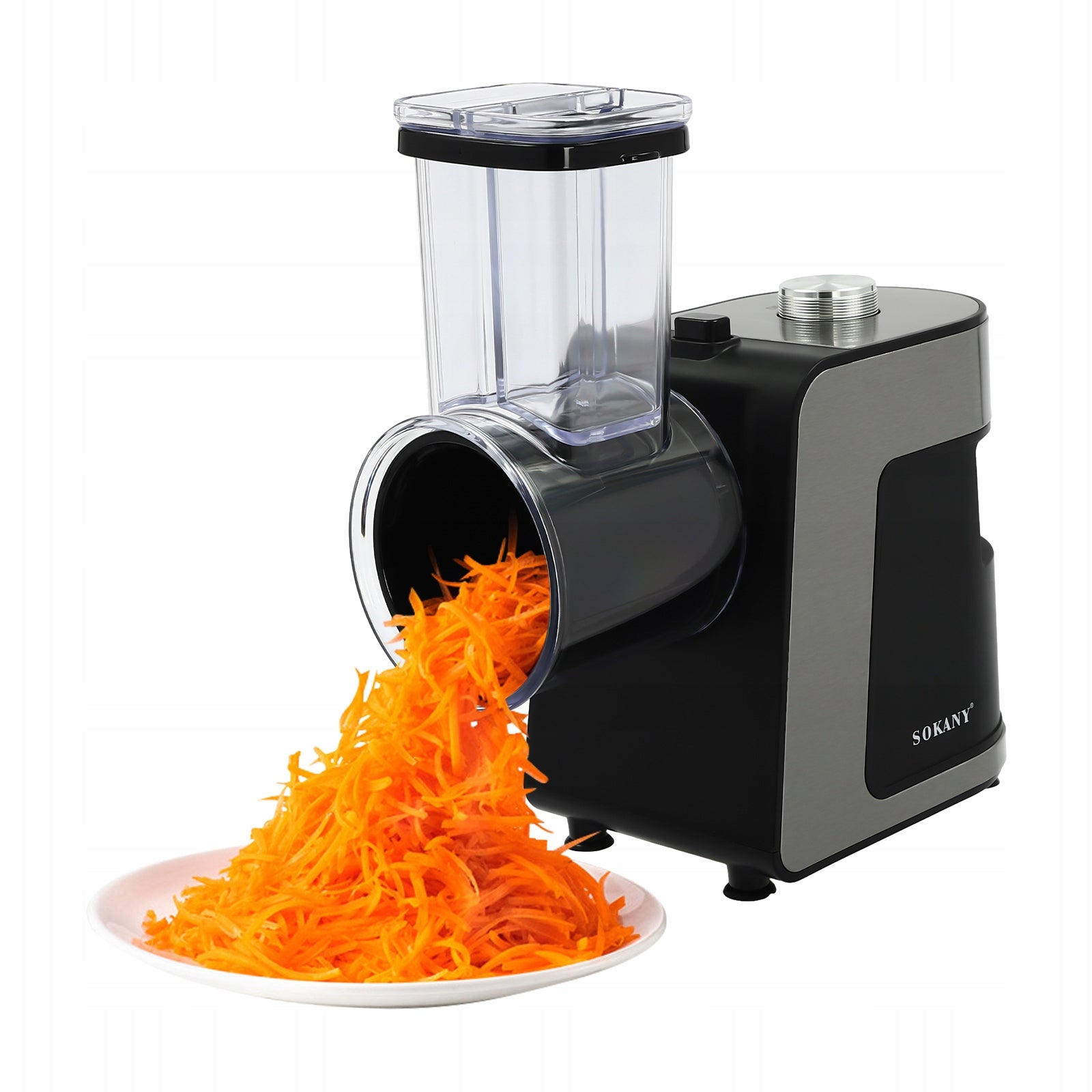 Electric Multifunctional Vegetable Cutter - Shredding & Slicing. Packaging status original