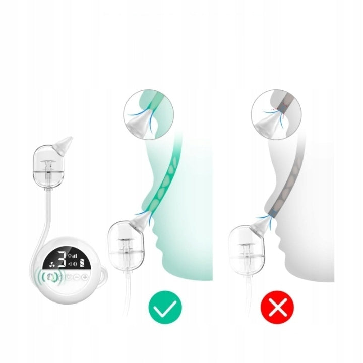 Electric Nasal Aspirator for Babies Quiet3Ends,with Music,9ssania Manufacturer code NAS602