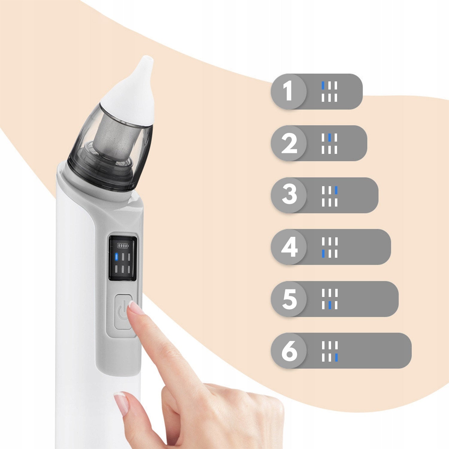 Electric Nose Aspirator Ear Vacuum Cleaner For Children EFFECTIVE Packaging status original