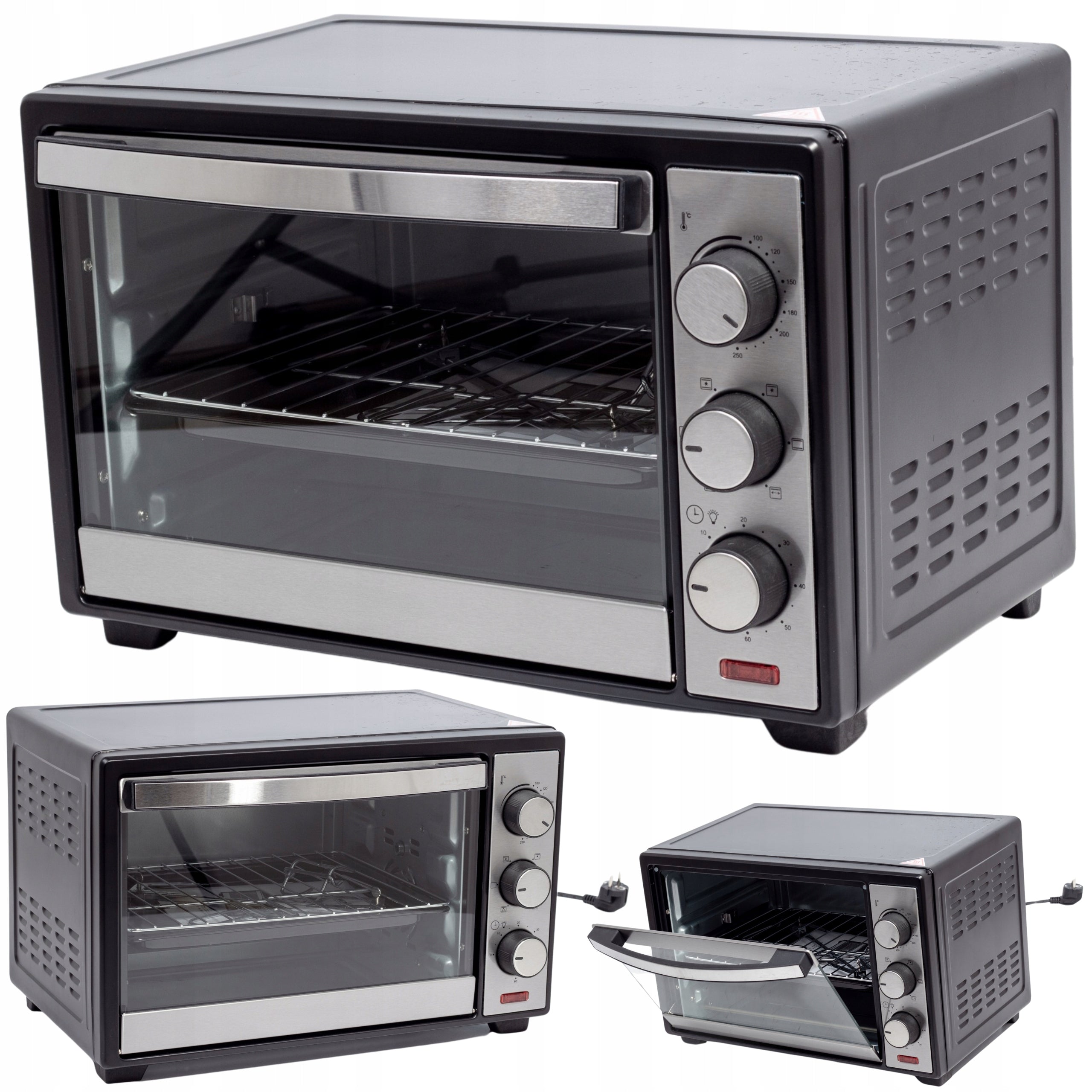 Electric Oven Mini Thermocouple Rotary 25 Liters Freestanding Grill