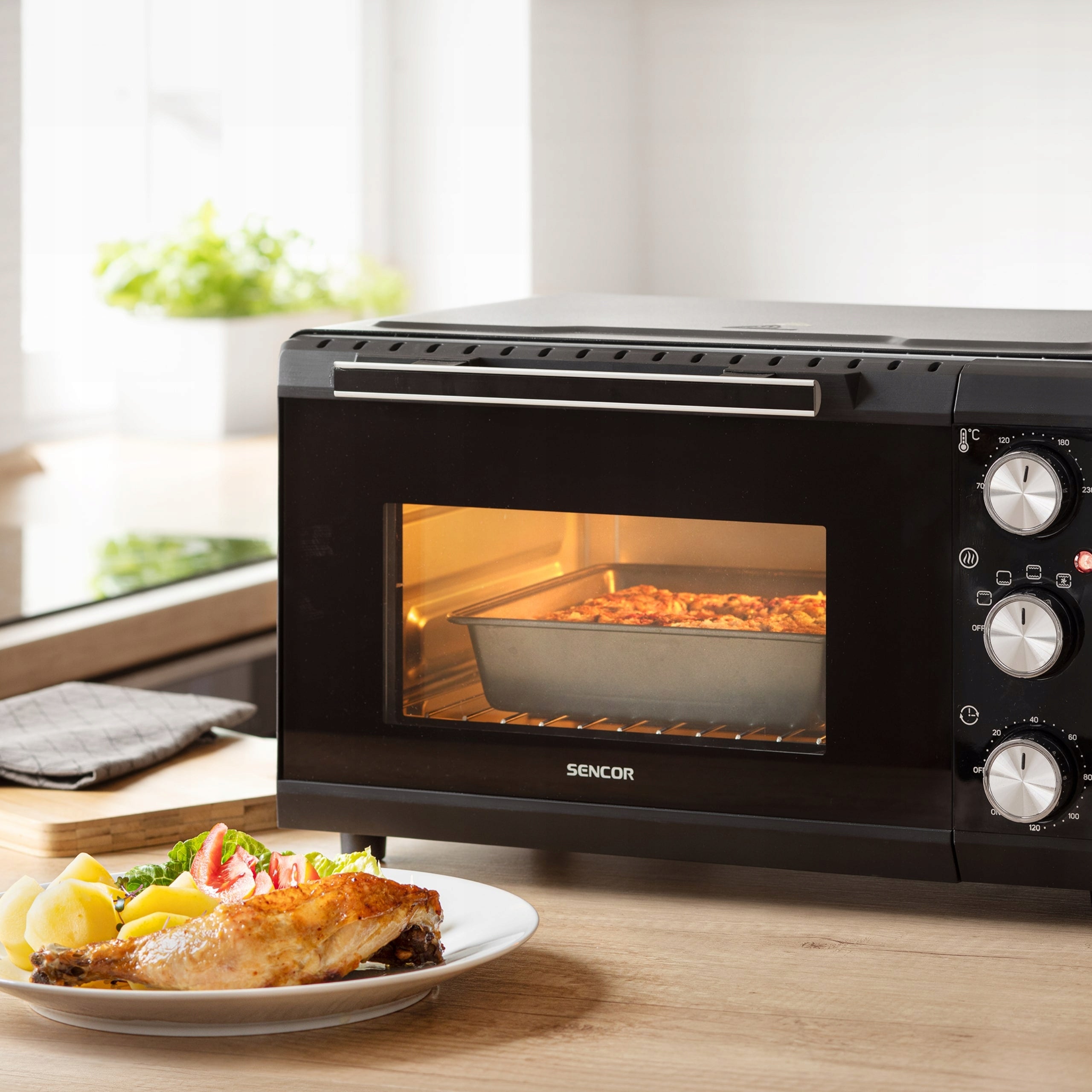 Electric Oven Sencor SEO 2000BK 230C 1650W Brand Sencor