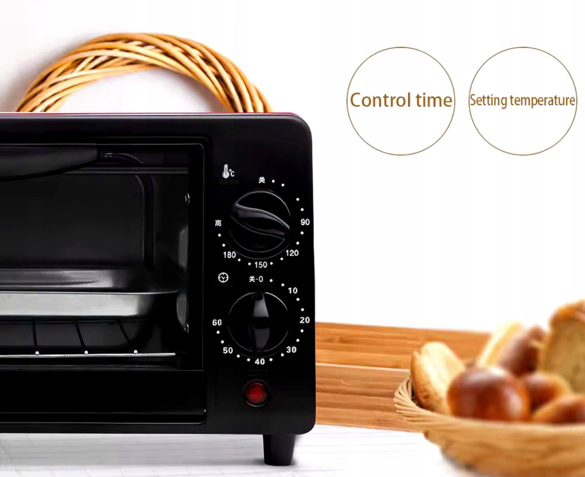 Electric Oven Small Mini 12L TIMER Grill 600W Multifunction Brand no brand