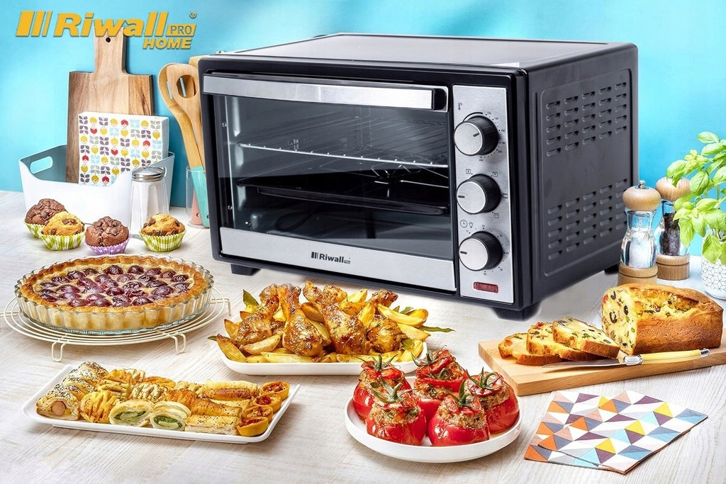 Electric Oven with Thermocouple Rożno Freestanding Grill Riwall 25L Brand Riwall Pro
