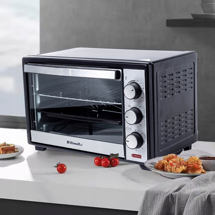 Electric Oven with Thermocouple Rożno Freestanding Grill Riwall 25L Model RPI-01