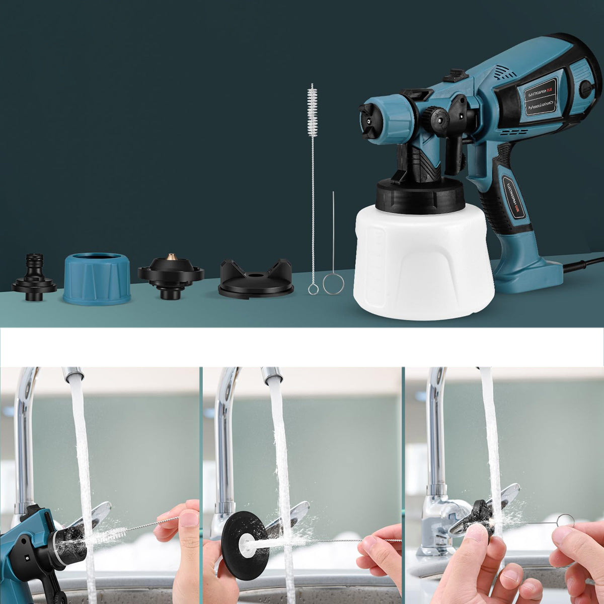 Electric Painting Machine 1400ml 850W Adjustable Spray and Nozzle Brand Bedee
