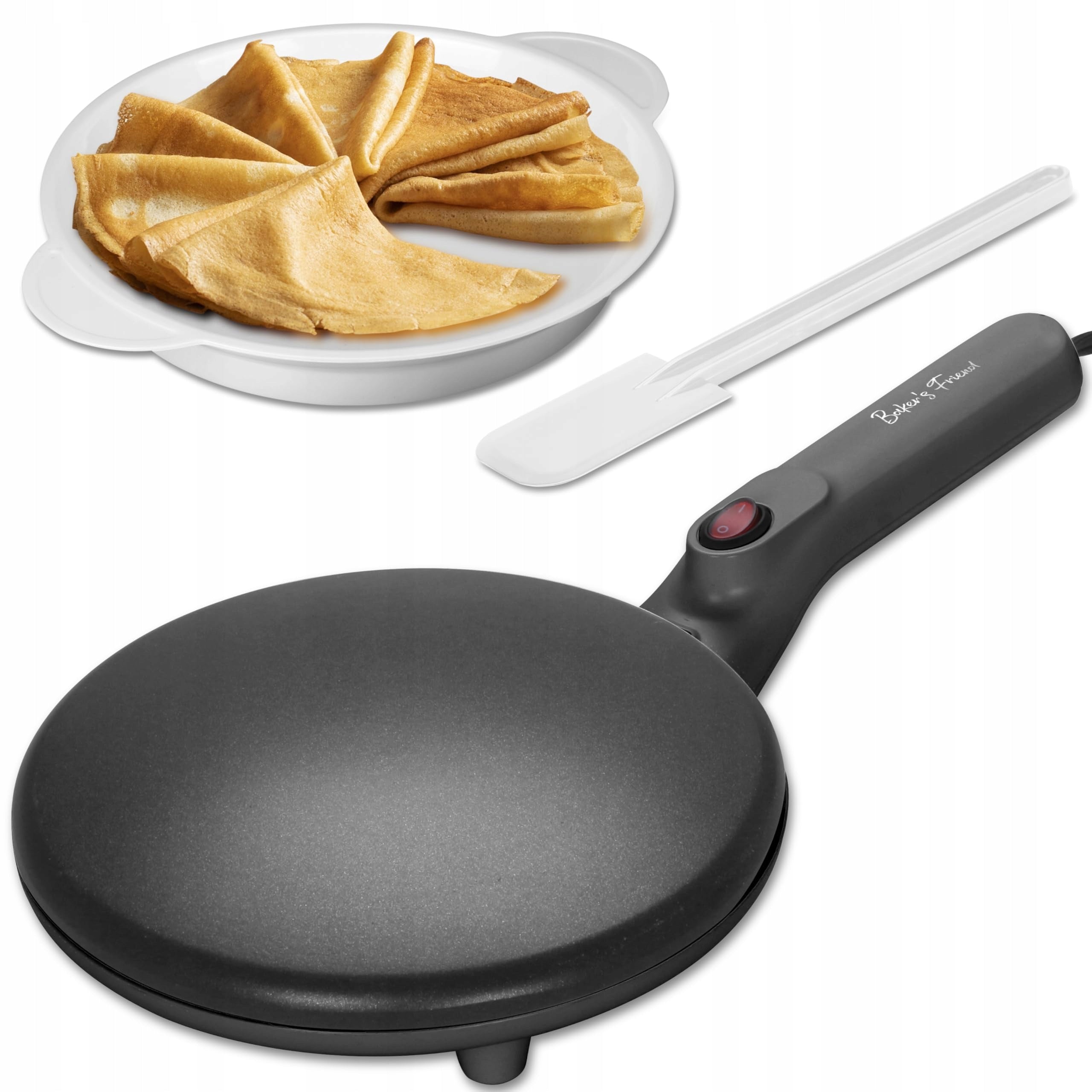 Electric Pancake Pan 20 cm 800W Non-stick Brand no brand