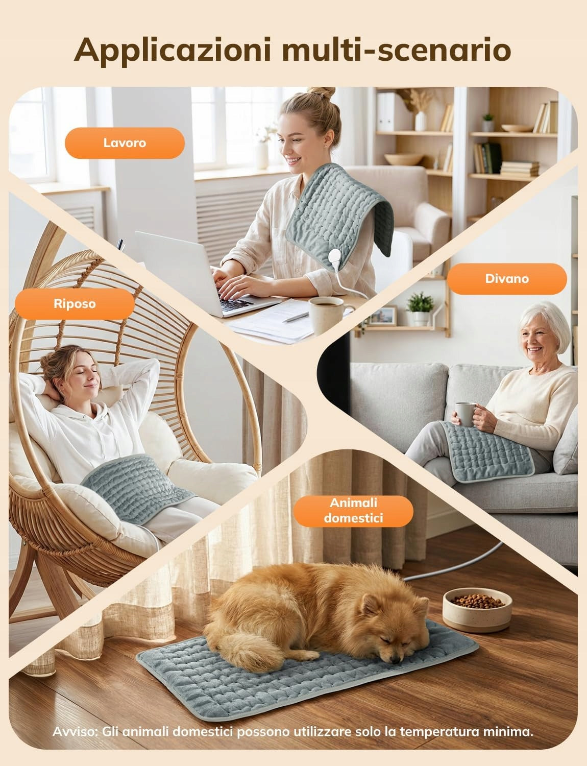 Electric Pillow Warming Heating Mat 60x30cm For Muscle Pain Manufacturer code TK-HP6030