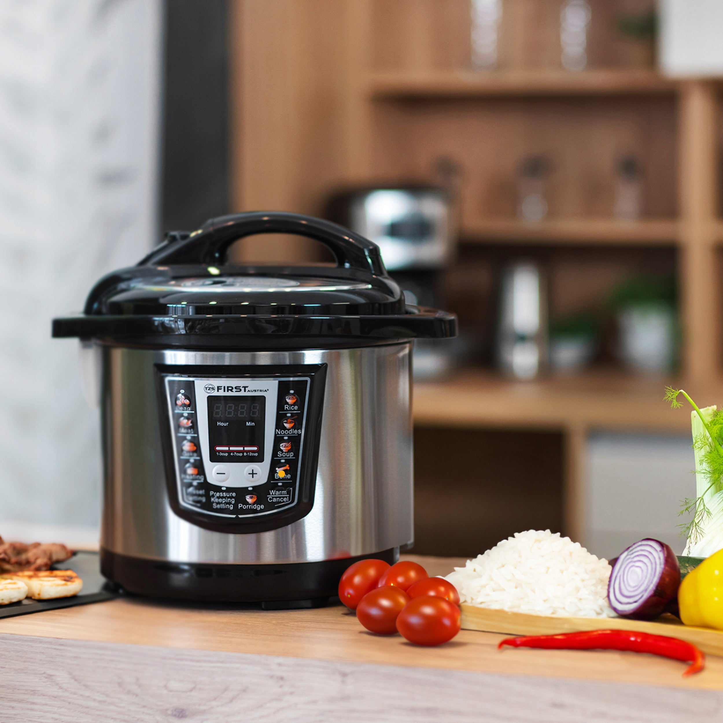Electric Pressure Cooker Multicooker TZS First Austria FA-5130 8 Programs 6L Manufacturer code FA-5130