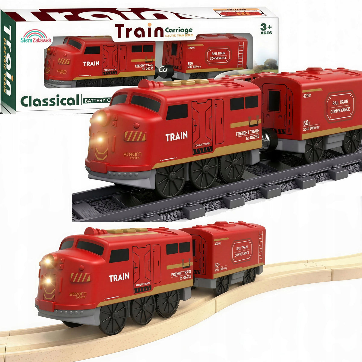 Electric Queue Battery Operated Locomotive FOR WOODEN QUEUE After