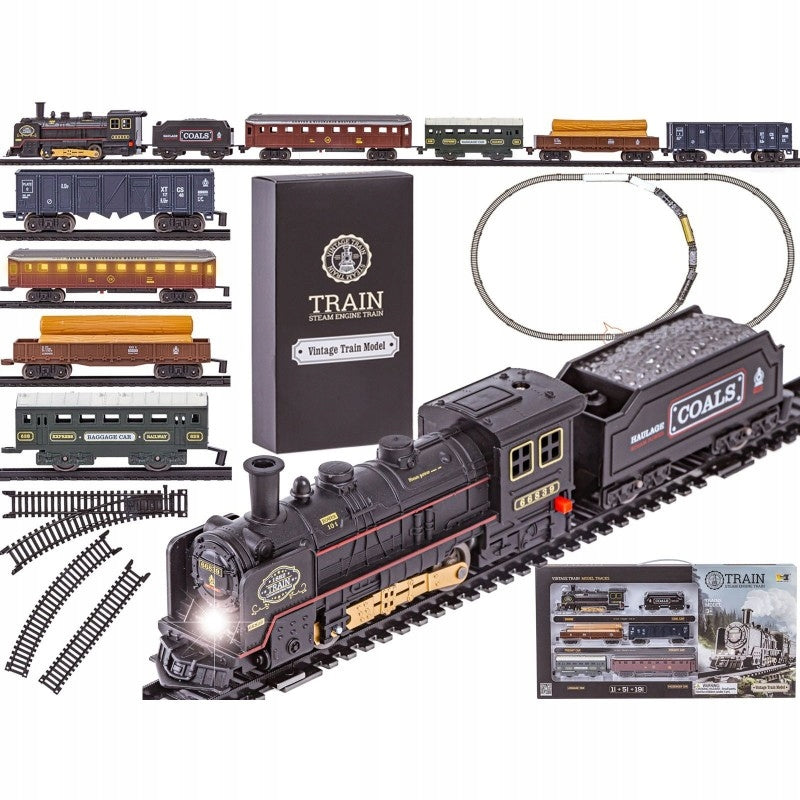 Electric Queue Freight Train Track XXL Locomotive