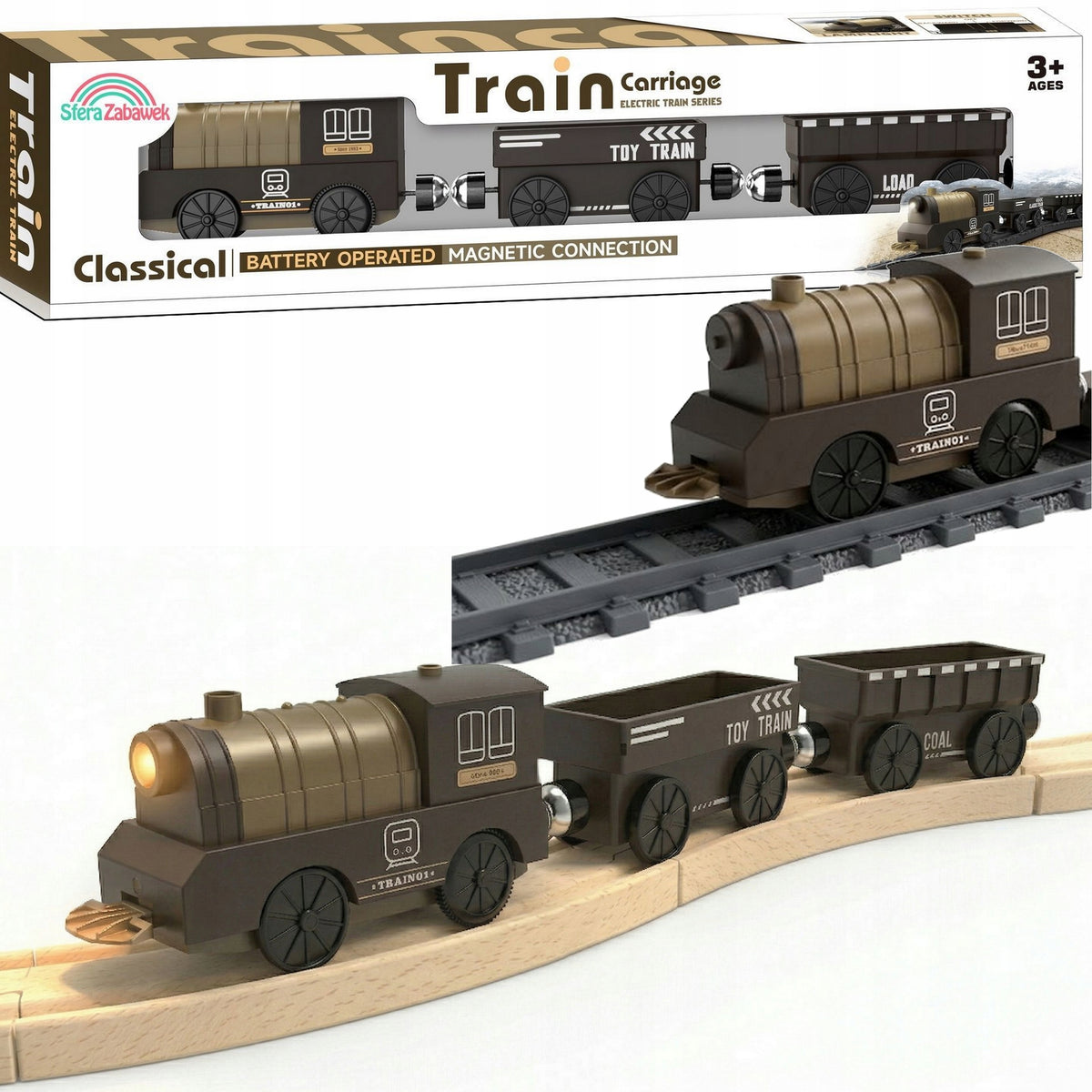 Electric Queue Locomotive Battery Operated Magnet Train FOR QUEUE DREWN