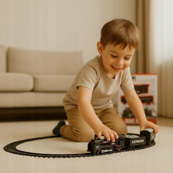 Electric Queue Locomotive Electric Queue for Kids Track Train EAN (GTIN) 5905756240593