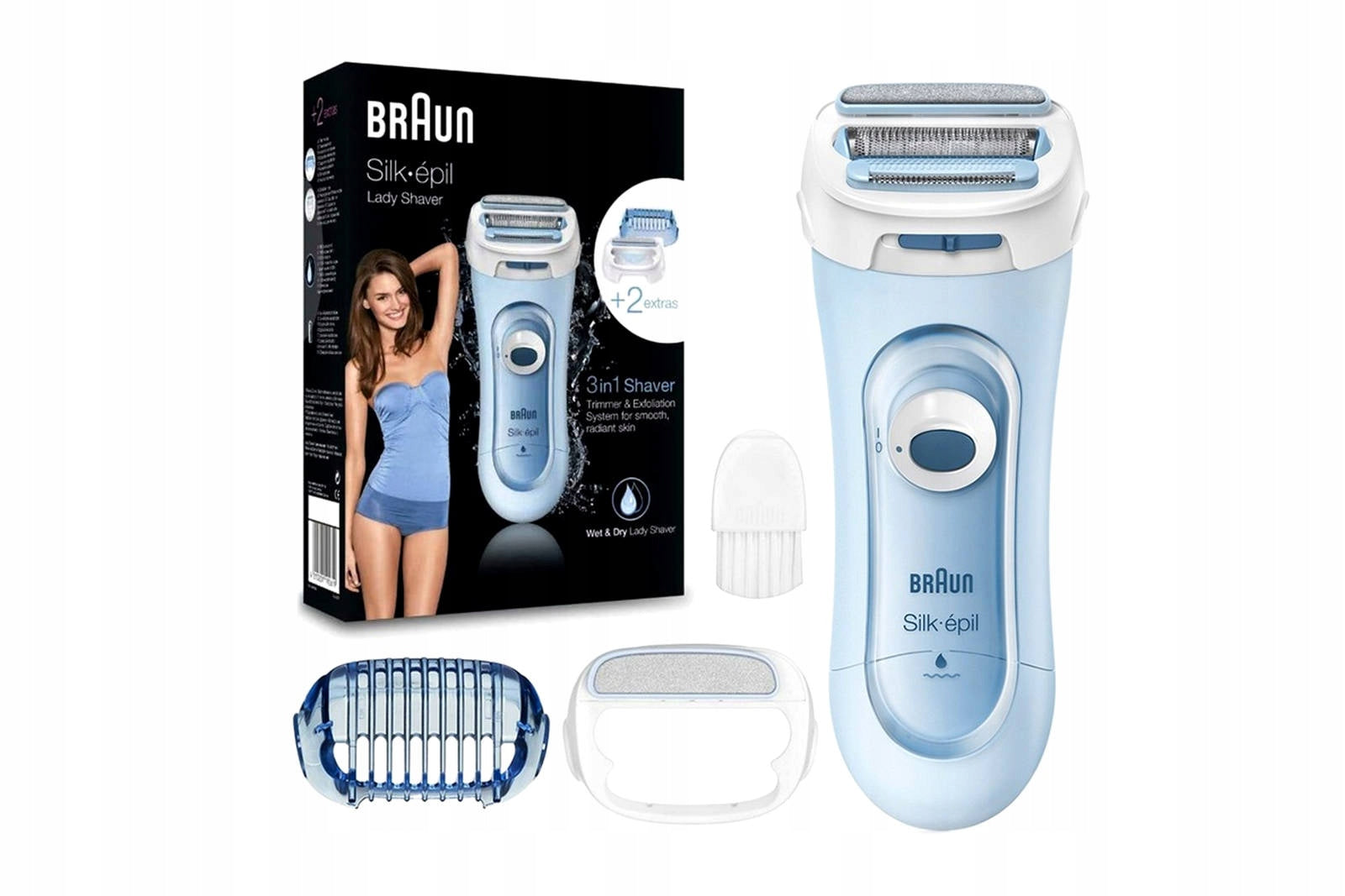 Electric Shaver, Epilator, Silk-épil Lady Shaver-5160 Wet&Dry Gift Packaging status original