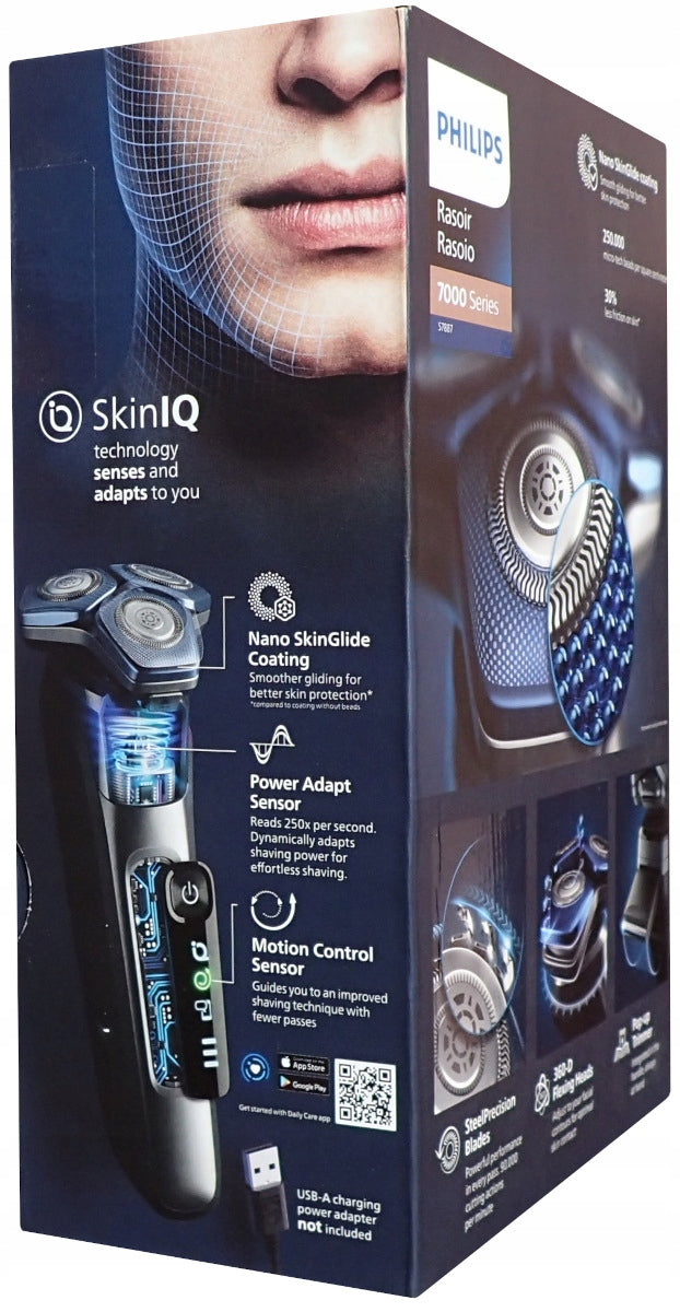 Electric Shaver Men's Face Machine Philips S7887/35 Series 7000 Brand Philips