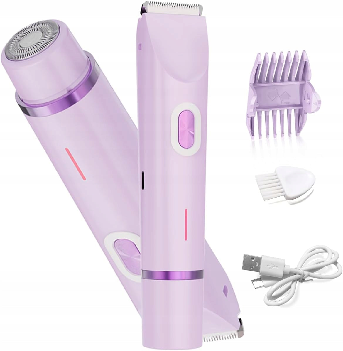 Electric Shaver for Women, 2-in-1 Electric Razor for Legs Underarm Face Packaging status original