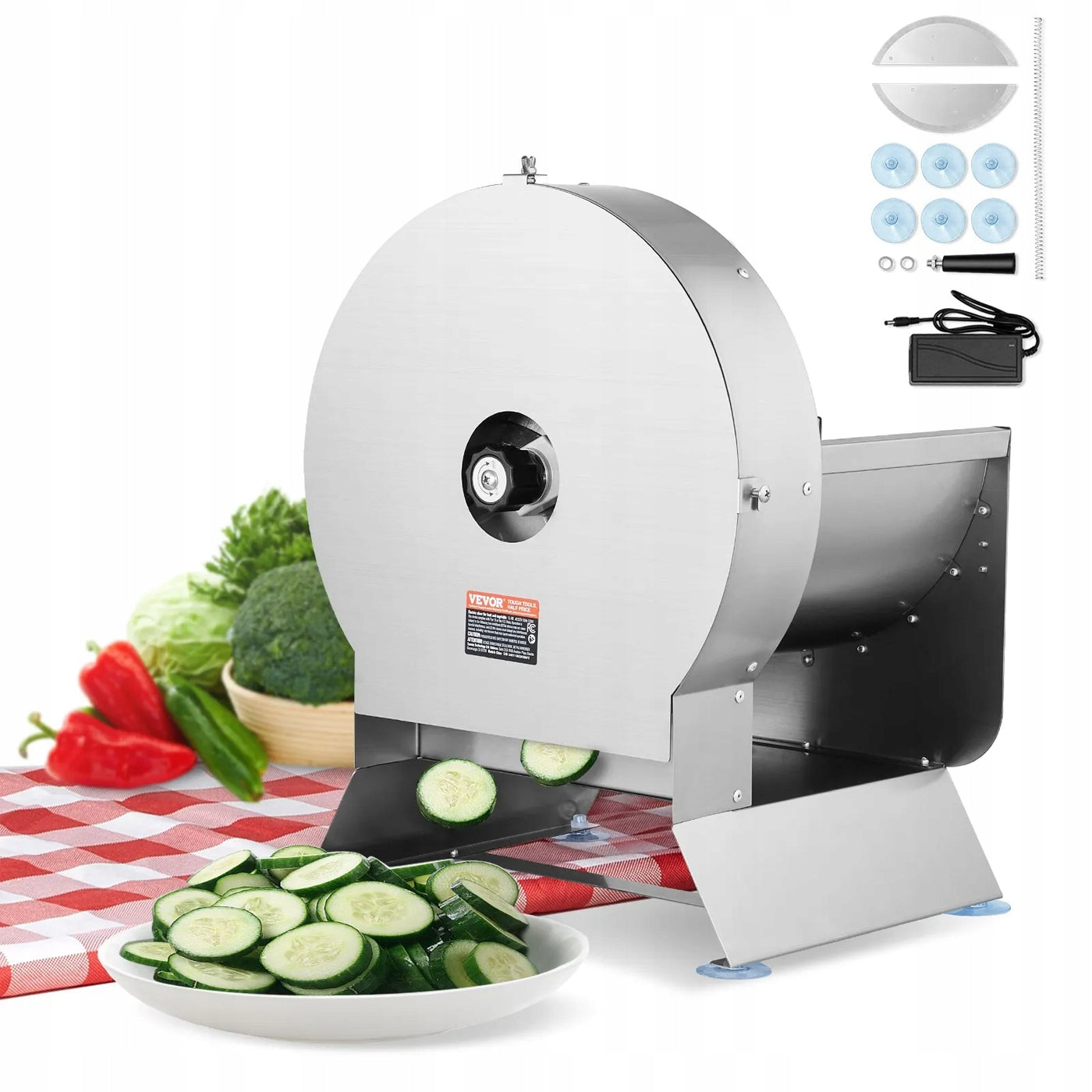 Electric Slicer for Fruit Vegetables 120W Slicer Gastronomy 0-12mm