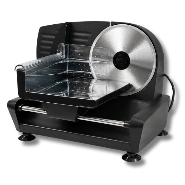 Electric Slicer for Precision Slicing Meat Bread 150W Black
