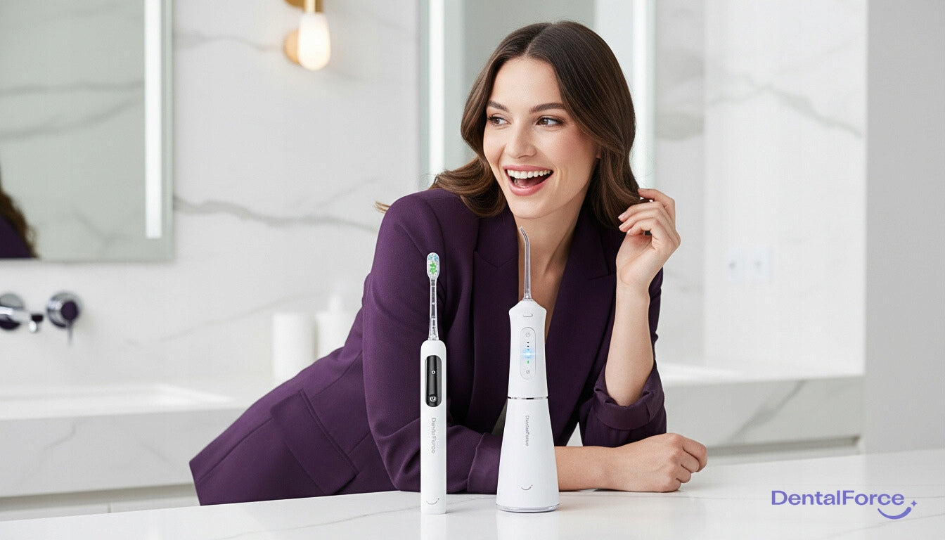 Electric Sonic Toothbrush DentalForce UV Holder Case 120days Manufacturer code DFTB8050W