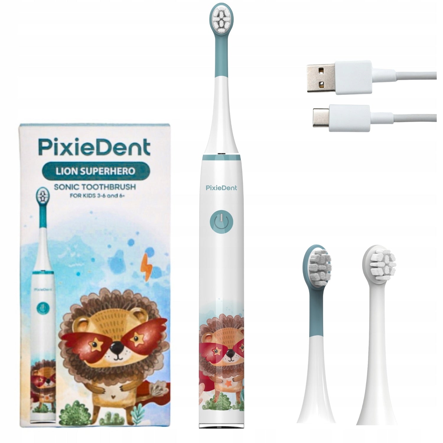 Electric Sonic Toothbrush PixieDent Lion