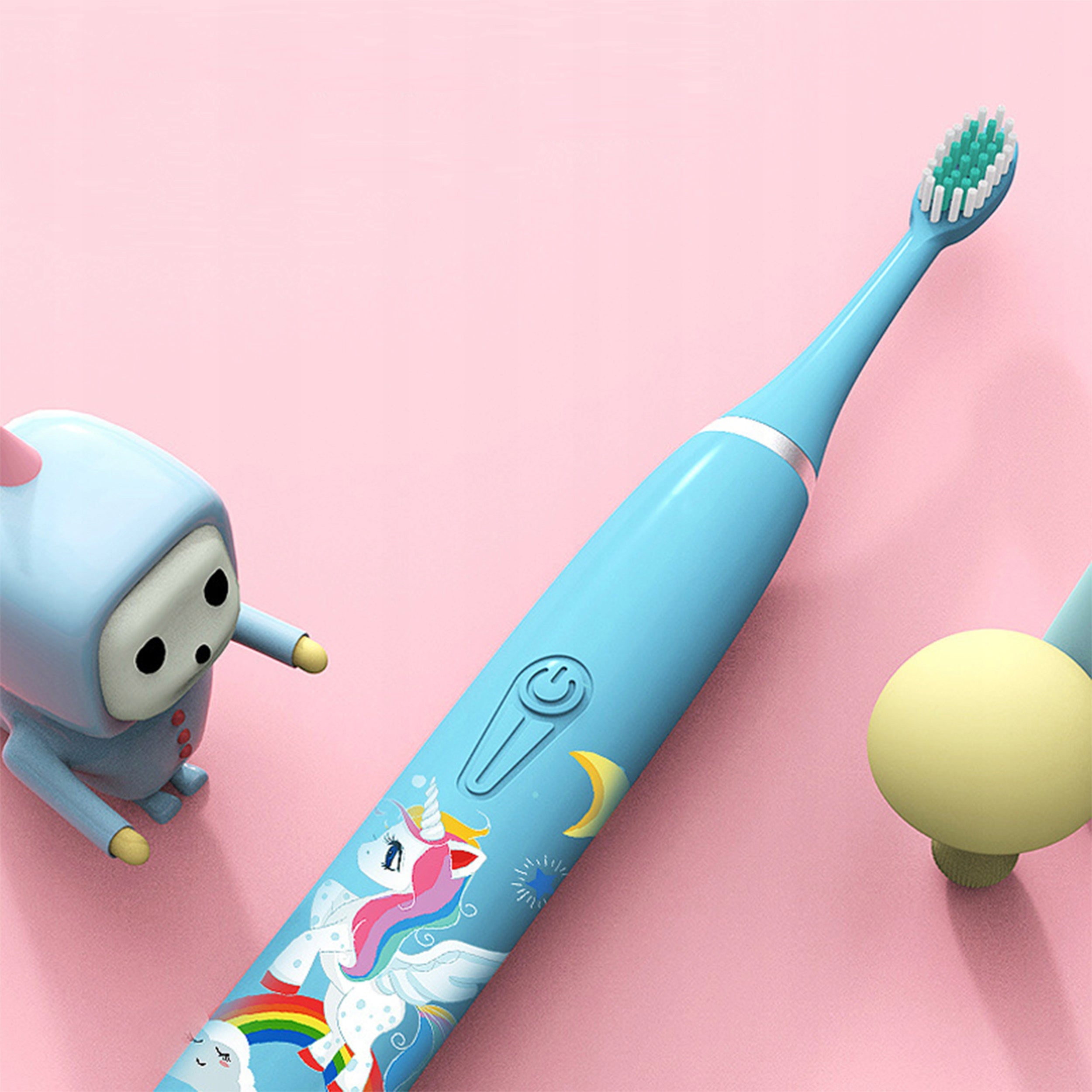 Electric Sonic Toothbrush for Kids + 12 Toothbrush Heads UNICORN Medical device no