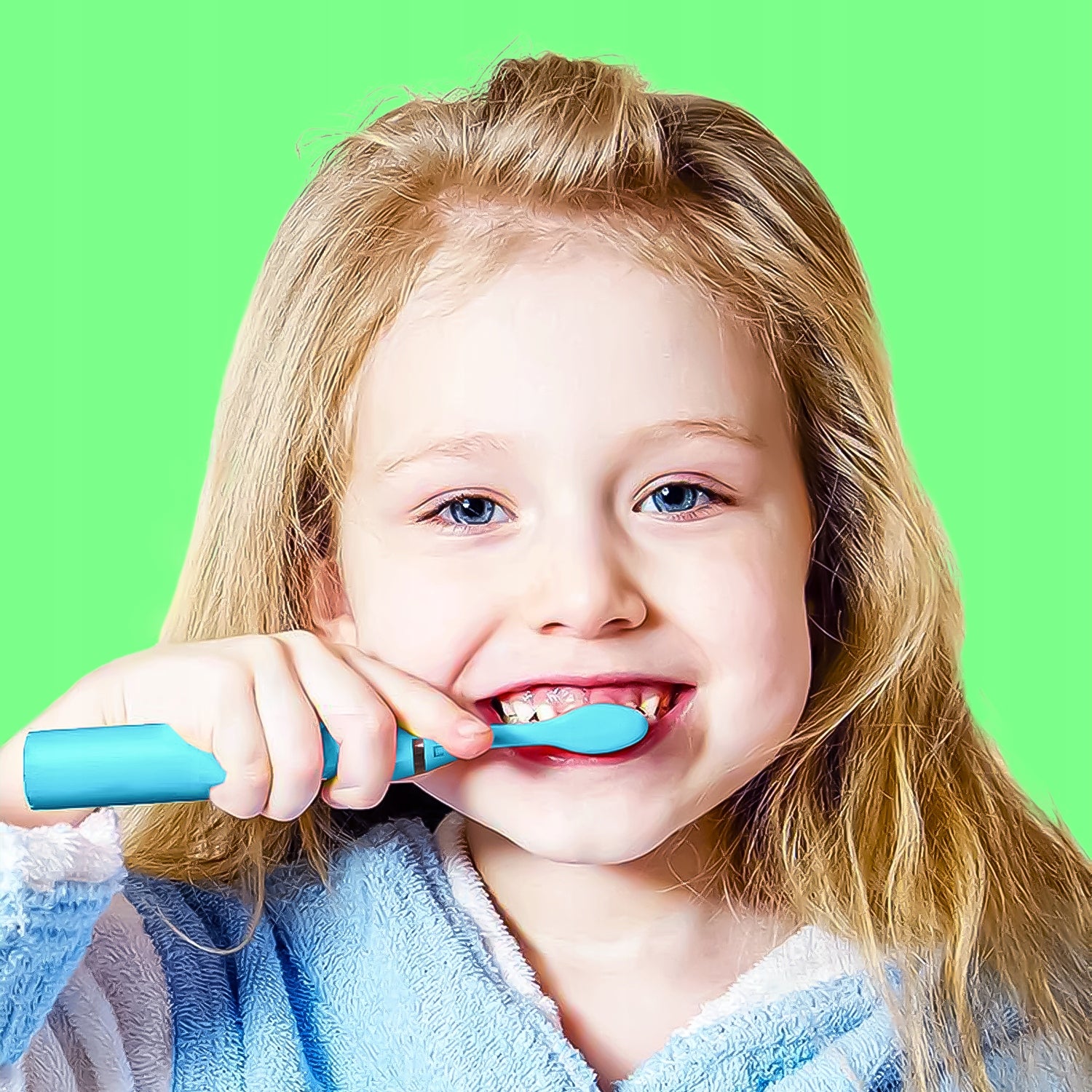 Electric Sonic Toothbrush for Kids + 12 Toothbrush Heads UNICORN Packaging status original
