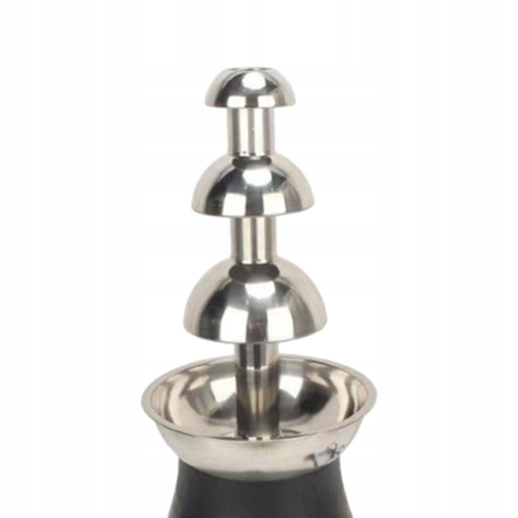 Electric Stainless Steel tier Chocolate Fondue Fountain Machine, Small Brand no brand