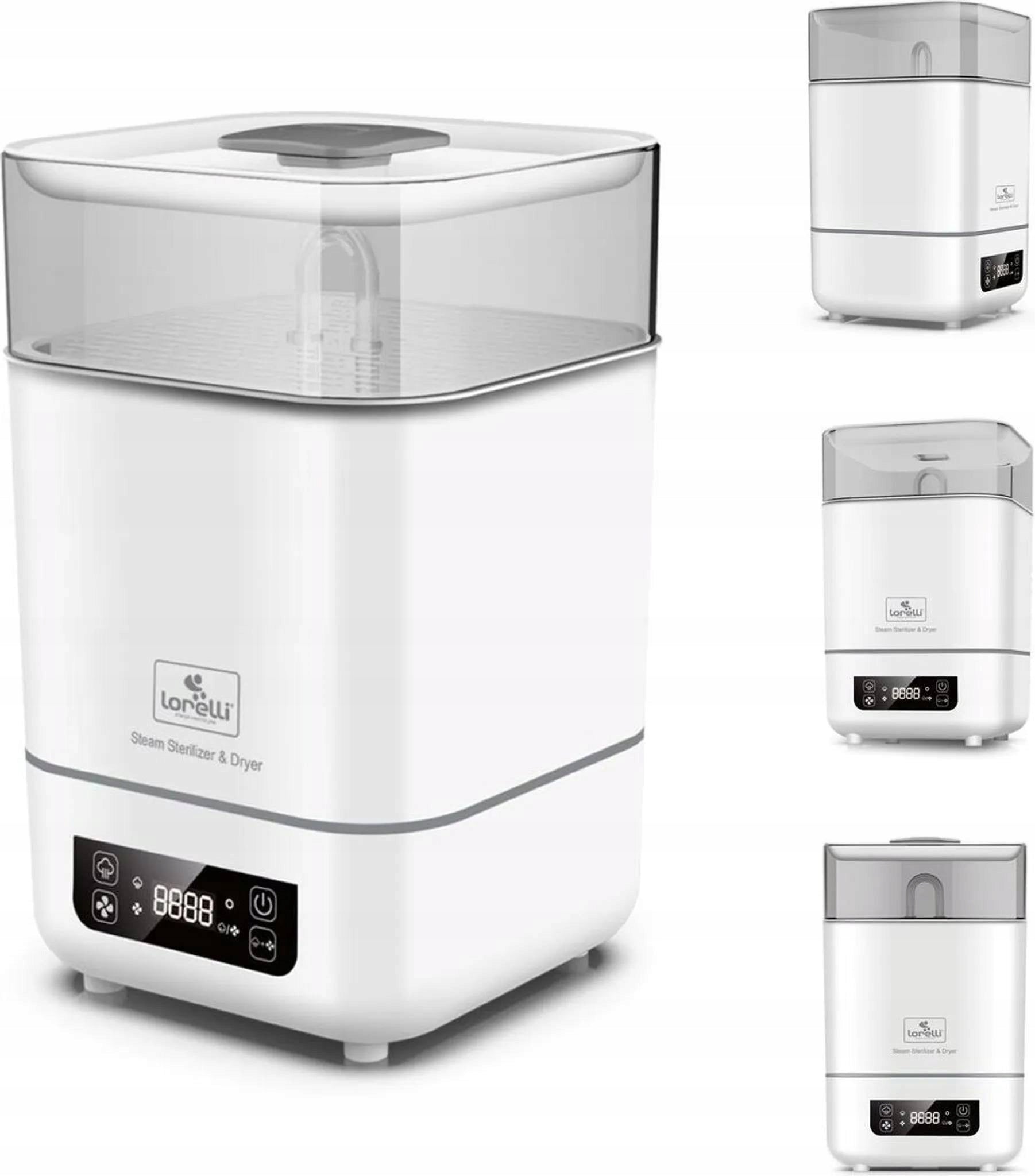 Electric Steam Sterilizer with Dryer for Teat Bottles 2in1 Panel Packaging status original