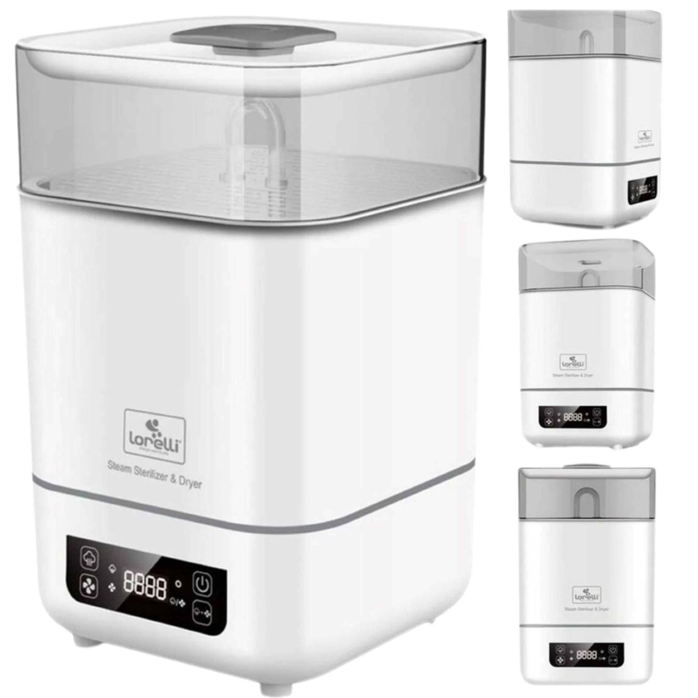 Electric Steam Sterilizer with Dryer for Teat Bottles 2in1 Panel