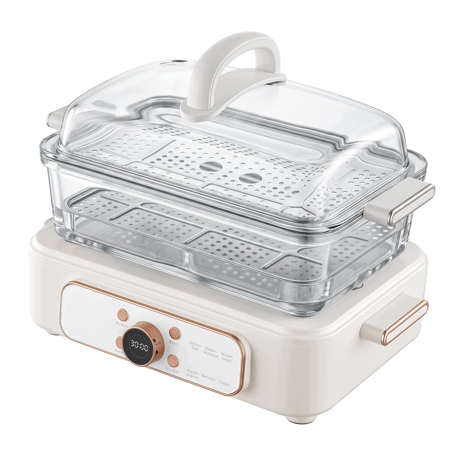 Electric Steamer 1200W 6L With Predefined Programs For 1 – 3 Persons