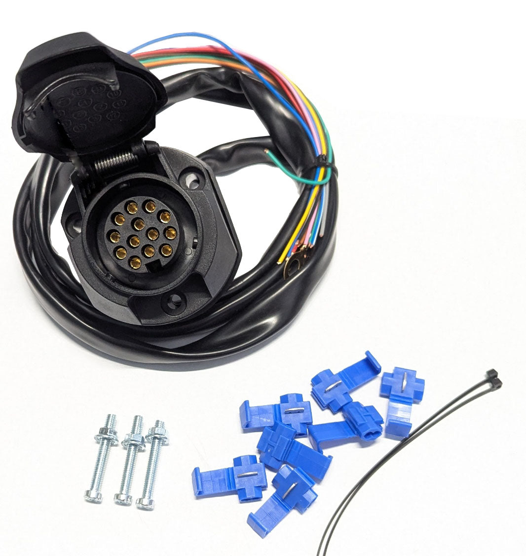 Electric Tow Hook Harness Socket 13pin Universal Wire 1,5m