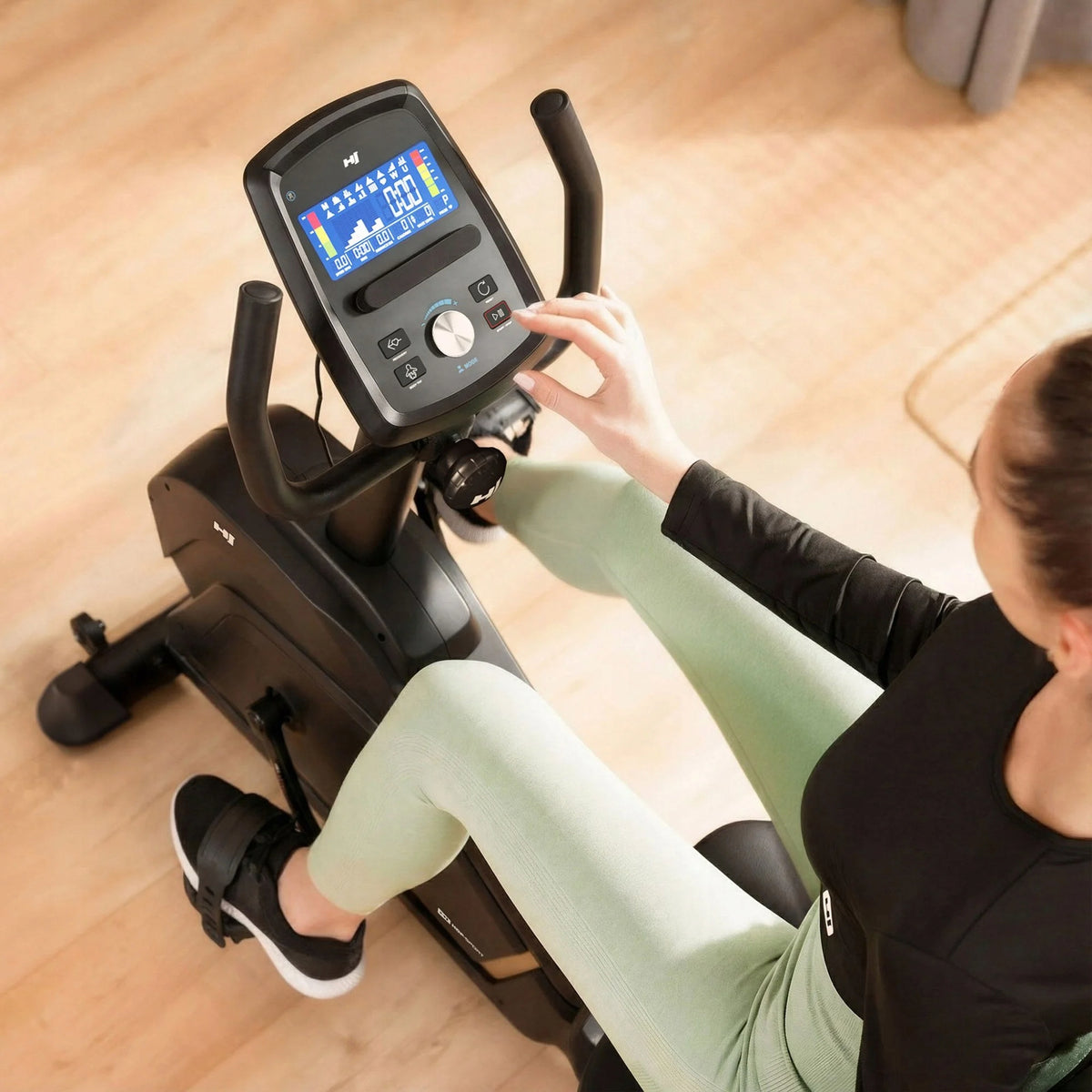 Electric Training Bike Levels Magnetic Stationary Reclining Kinomap Packaging status original