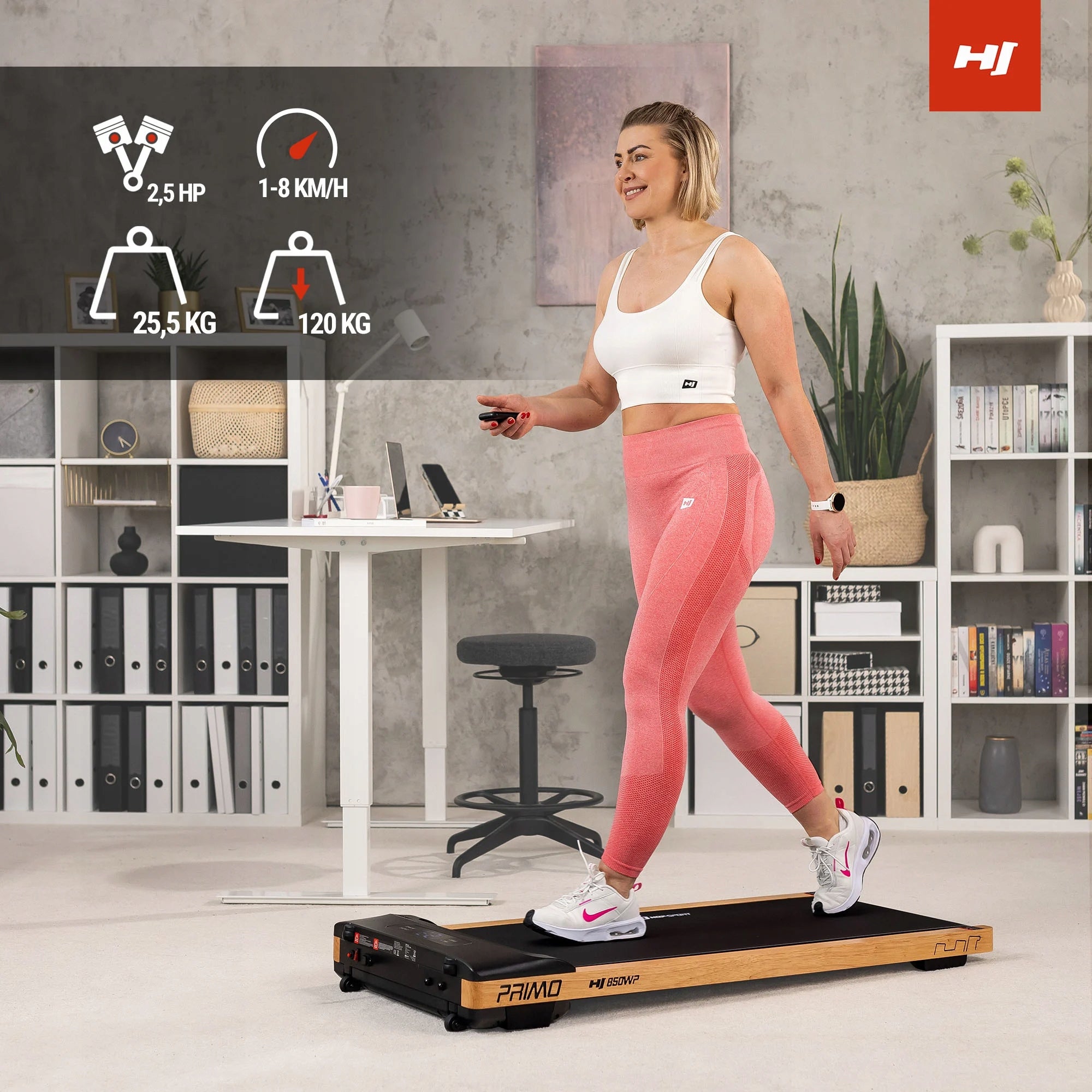 Electric Treadmill Folding Home Walking 2,5KM Wide Belt 45cm 120kg Packaging status original