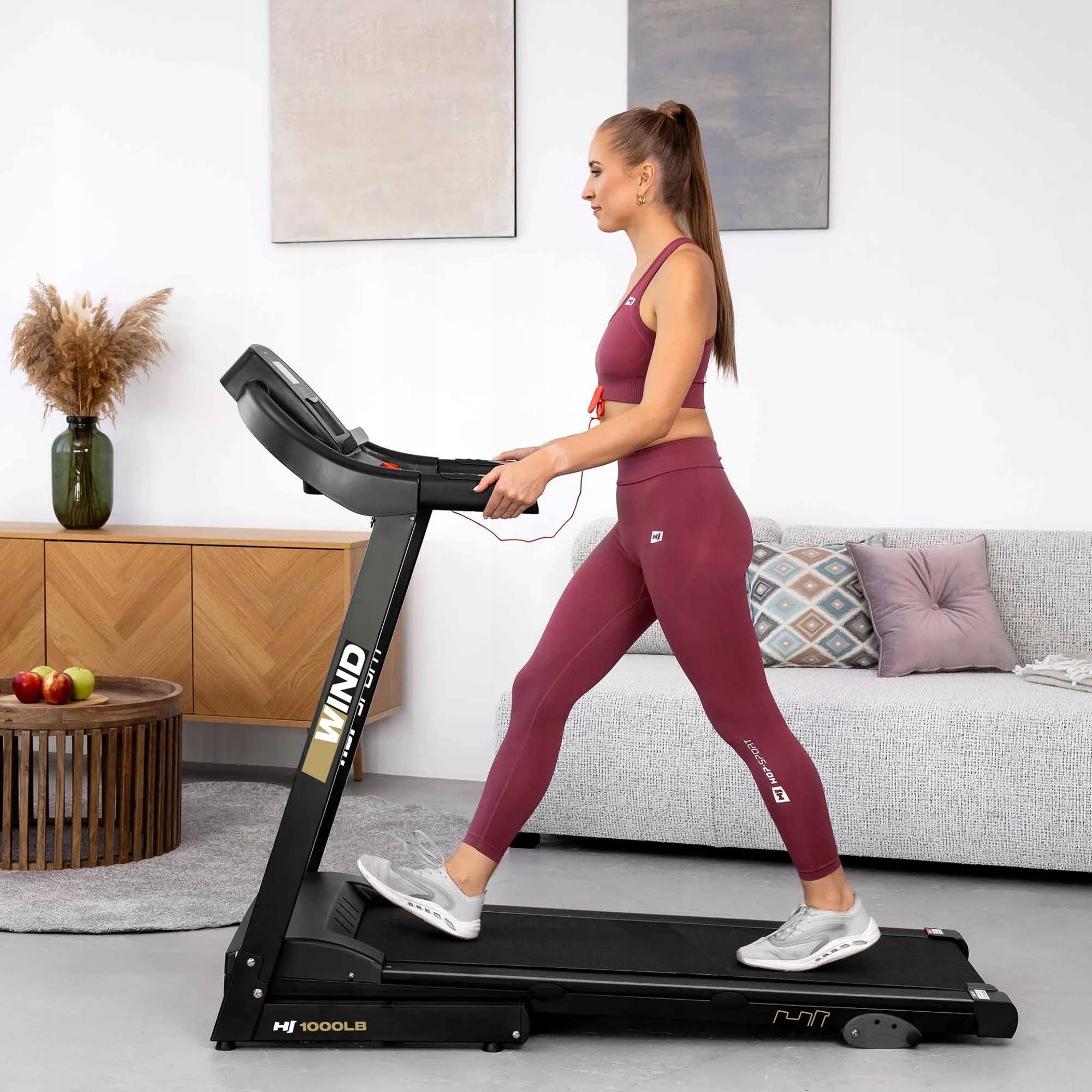 Electric Treadmill Folding Household 2KM to 150kg Slope Angle Adjustment Packaging status original