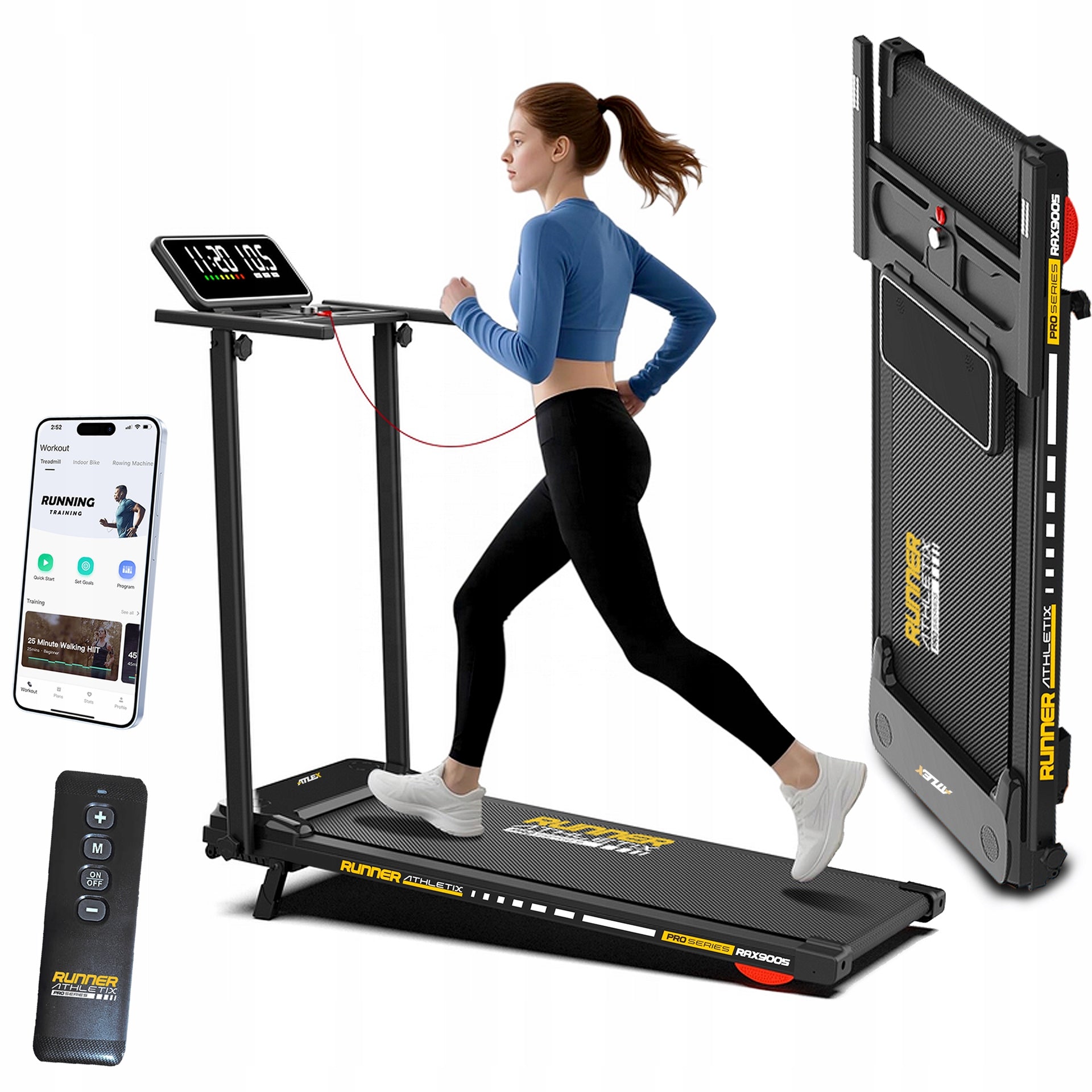 Electric Treadmill Folding Quiet Rehabilitation Walkingpad RAX9005 12kmh Packaging status original