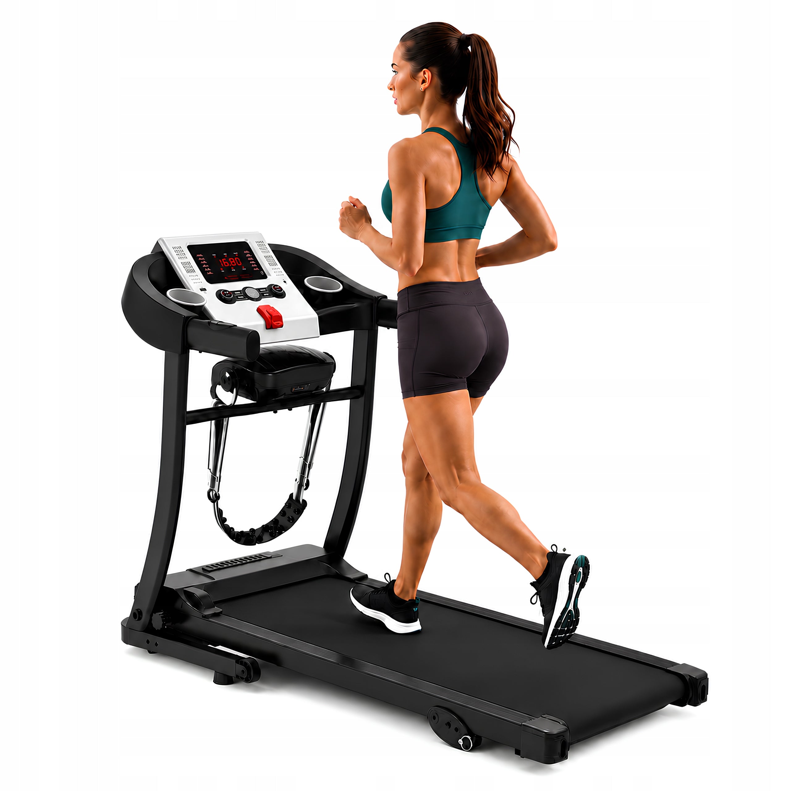 Electric Treadmill HRS T-190M Home Folding Slope Massager