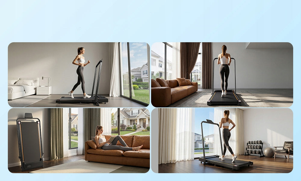 Electric Treadmill Under Bed Folding Quiet 10km/h 8% Slope Pilot Brand KZYNTH