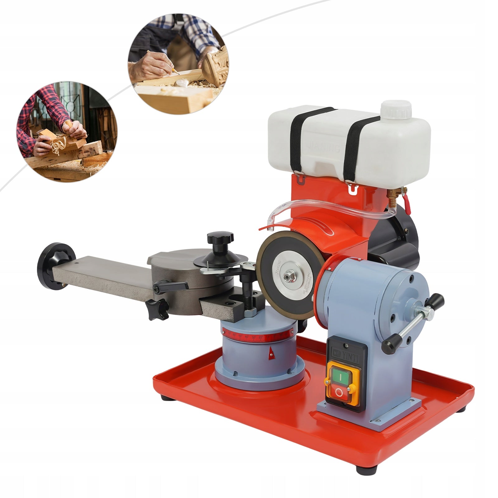 Electric Woodworking Saw Blade Sharpener Saw-Blade-Grinder Angle Grinders Packaging status original
