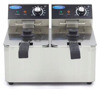 Electric air fryer 2 x 4L 5000W MAXIMA 09365212 reliable Manufacturer code 09365212