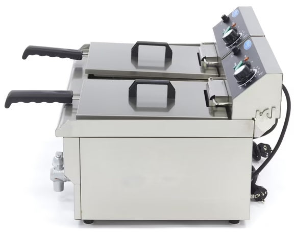 Electric air fryer 2x 13L with tap 6000W Fryer MAXIMA 09365231 Manufacturer code 09365231