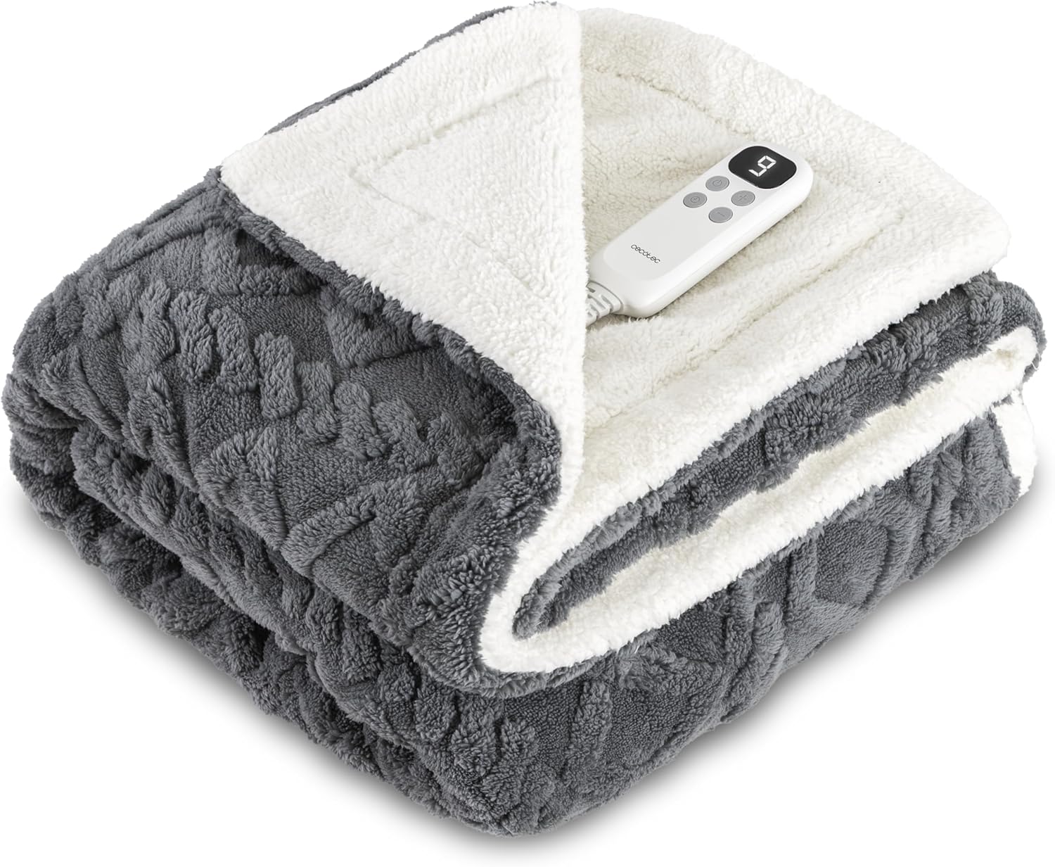 Electric blanket Cecotec HeatConfort Luma 180x130 cm 10 levels LCD 1 pc Medical device no