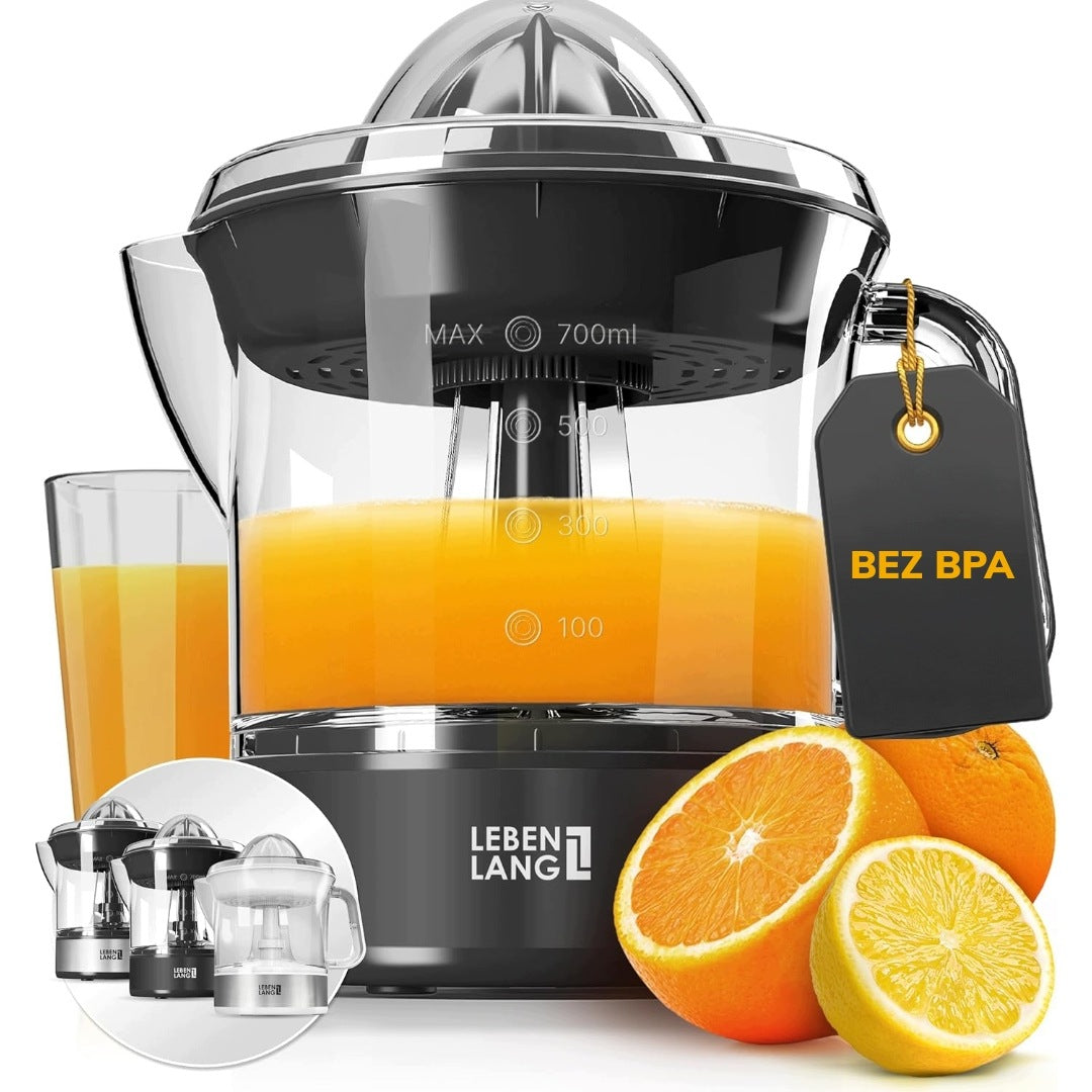 Electric citrus juicer LEBENLANG orange squeezer 700ml
