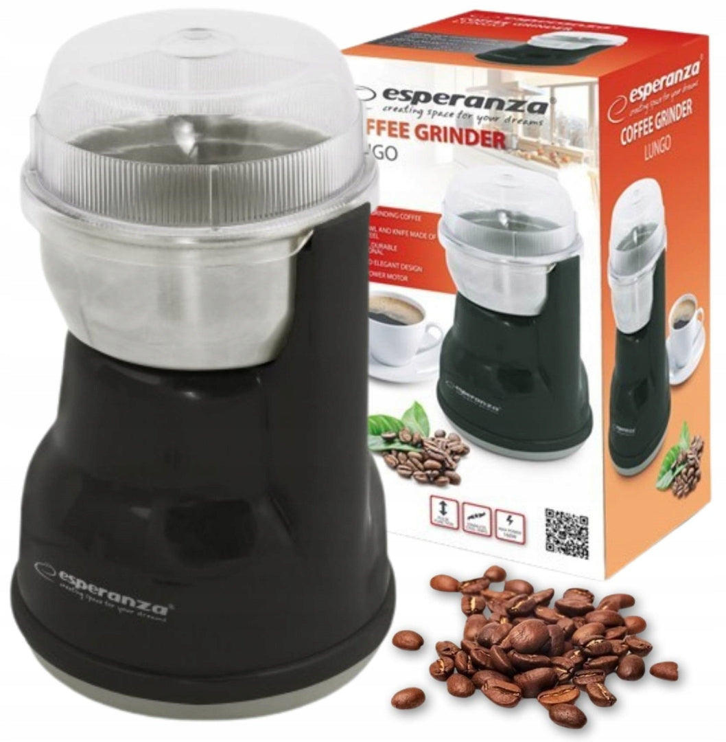 Electric coffee grinder Esperanza Lungo EKC002K 160 W black