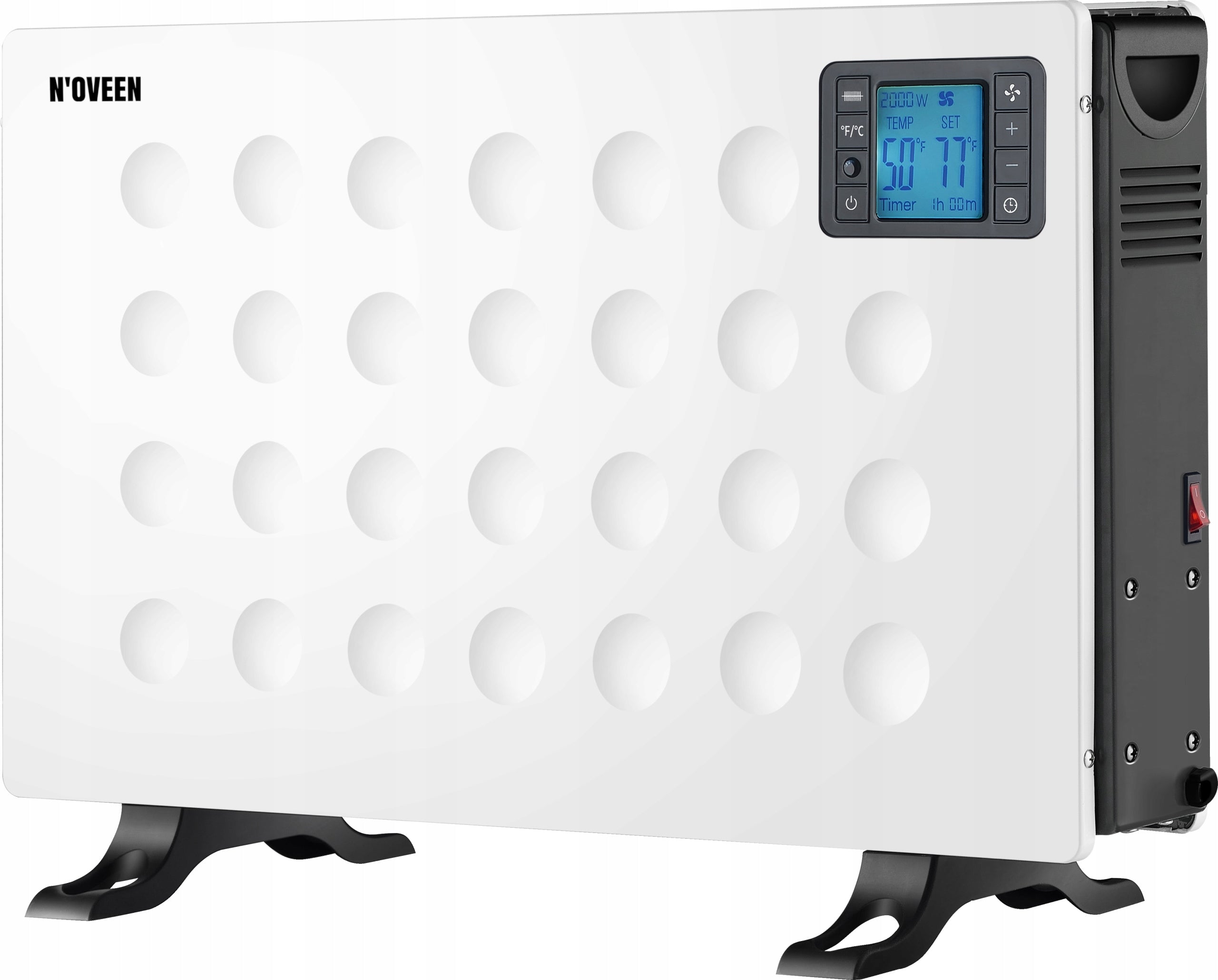 Electric convector heater Noveen CH8000 2000W TIMER LCD + PILOT Brand N'oveen