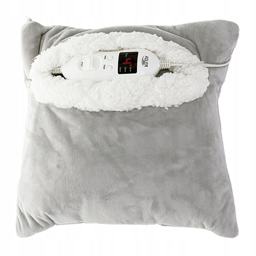Electric cushion Adler brown fleece with temperature control 80 W Medical device no